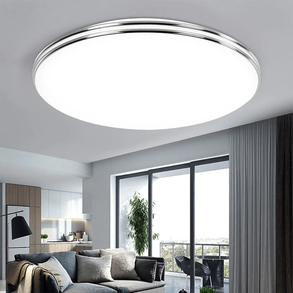 Luz de techo LED ultrafina 12/18/24/36/72W Panel de pared superficie de luz moderna para sala de estar lámpara de baño iluminación interior