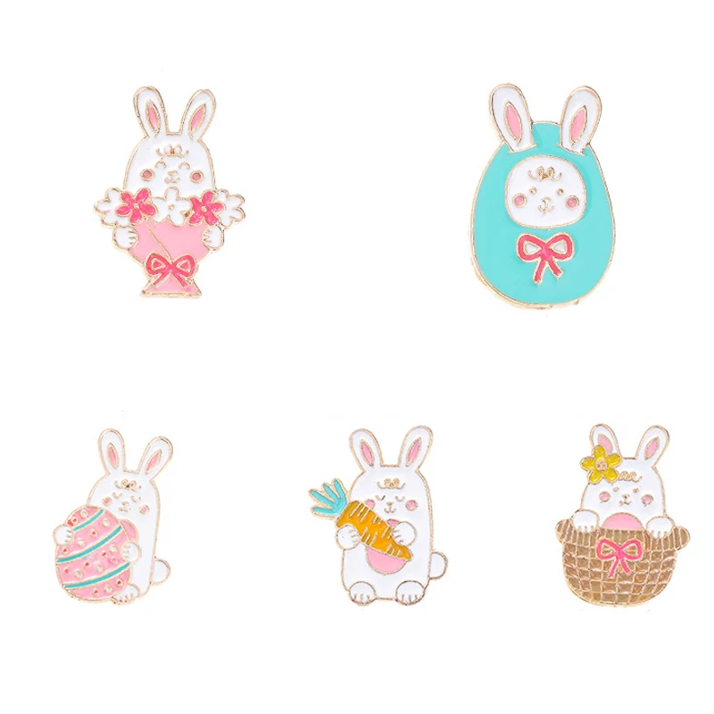 Креативная мультяшная булавка для воротника в виде животных девочек Милая брошь