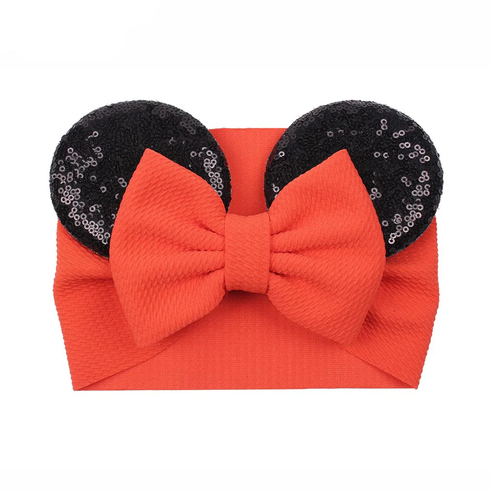 Disney Kawaii Микки Мышь Плюшевые Уши повязка на голову для малышей детей девочек