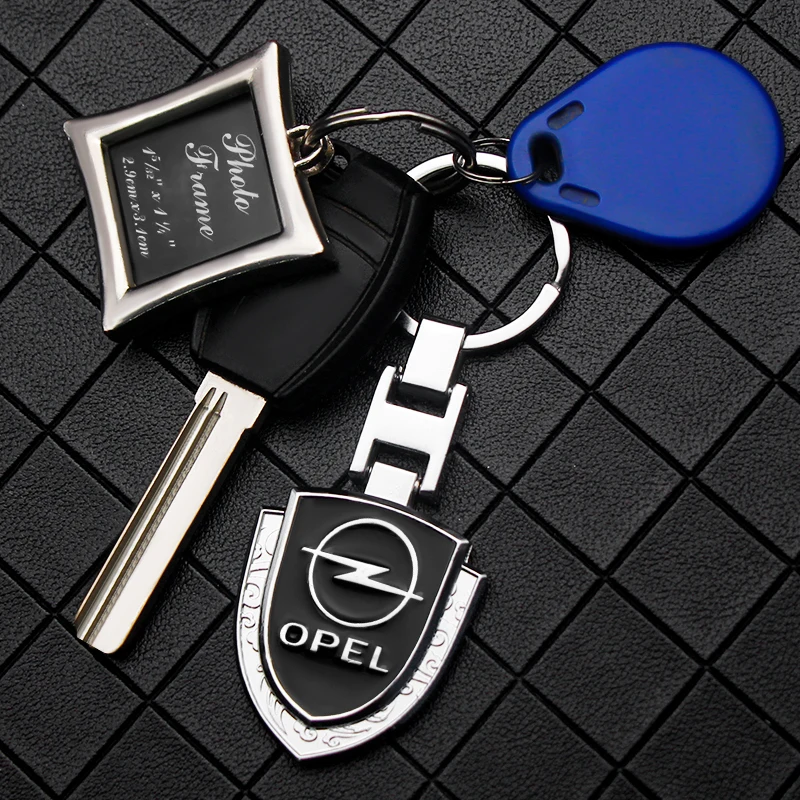 

Car Logo Keychain 3D Metal Shield Keyring Decoration Accessories Key Chain Gifts For Opel Insignia Sport Tourer OPC Mokka CRUZE
