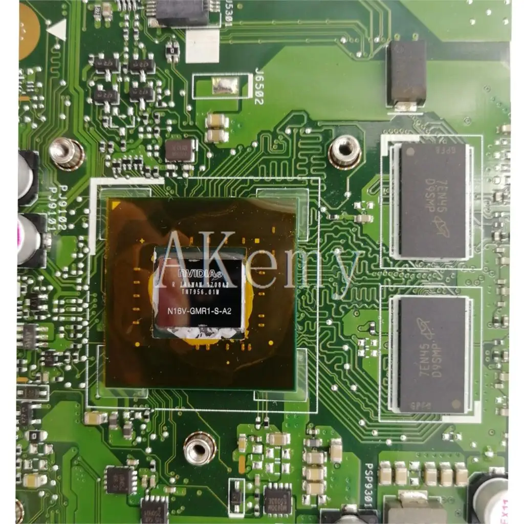 

For Asus P553UJ P553UF PRO553U PRO553UJ P553U P2540U P2540UQ P2540UV Original Mianboard Laptop Motherboard i3-6100U GT920M/2GB