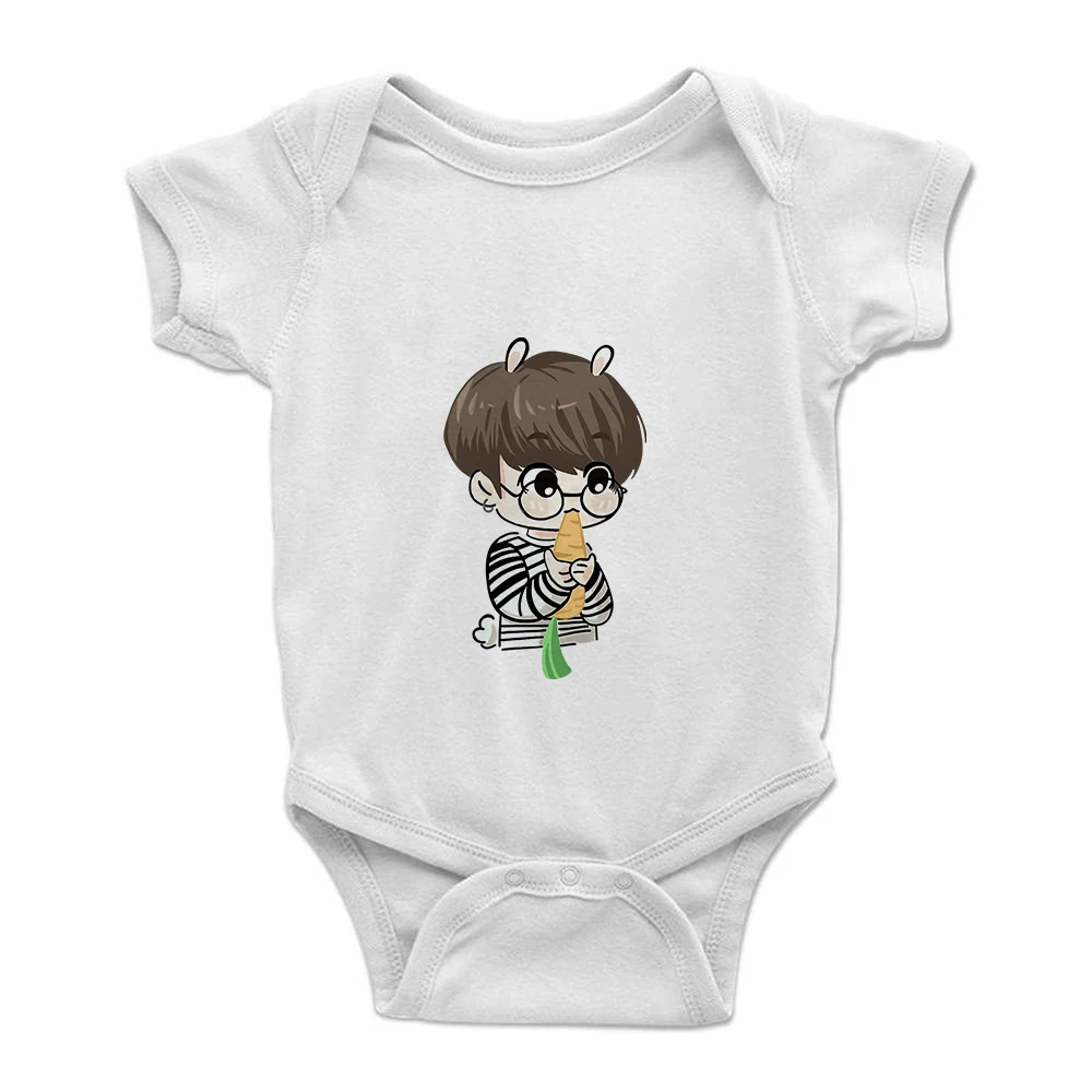

Cartoon Boy Print Baby Clothes Korean Trend Fashion Newborn Bodysuit Ulzzang Harajuku Infant Toddler Romper Summer 2021 Onesie