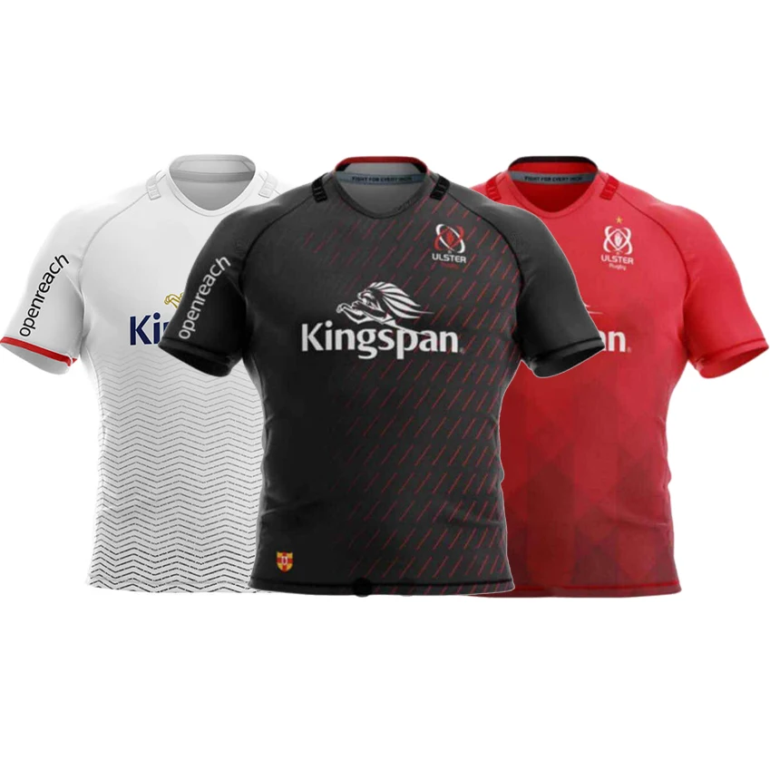

2021 Ulster Rugby Players Replica Home Away Sportswear MEN'S JERSEY Tops Sport Shirt Size S-5XL