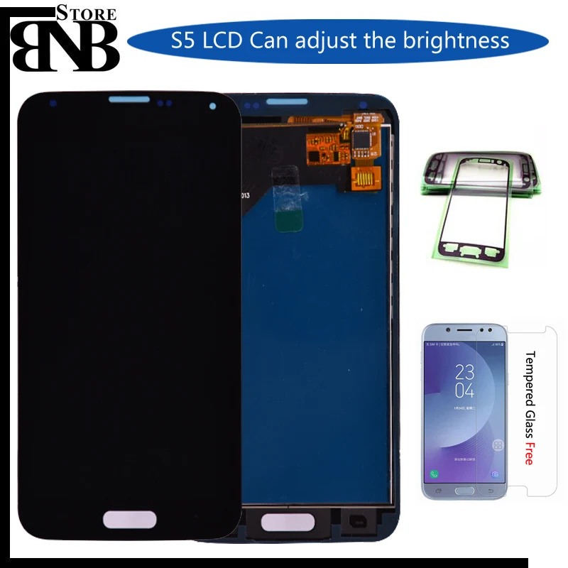 100% протестированный ЖК-дисплей для Samsung Galaxy S5 i9600 G900 G900F G900A с сенсорным экраном и