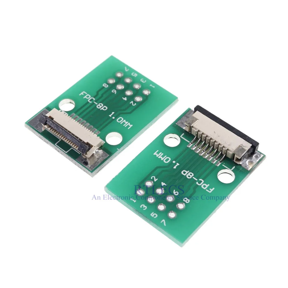 DIY FPC FFC 8 PIN 1 00 мм шаг разъем SMT адаптер до 2 54 пространство дюймов сквозное