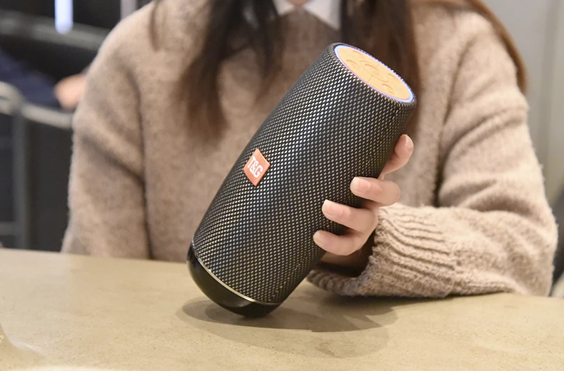 TG108 FM-радио беспроводной Bluetooth-динамик светильник вым кольцом портативный