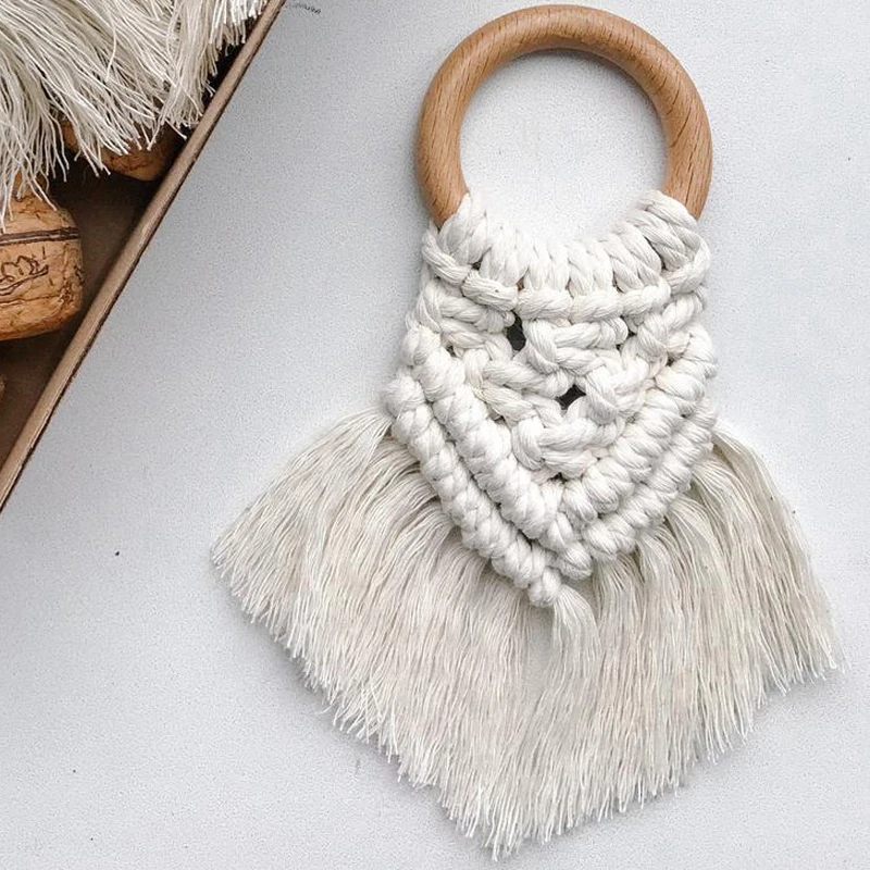 12 шт. набор колец для салфеток в стиле макраме |