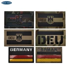 3D немецкие y-образные ИК-флаги, светоотражающие вышитые патчи, Германия, немецкие военные патчи, тактические вышитые значки орла