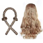 Плойка для завивки без нагрева для женщин, круглая повязка на голову с шелковой лентой, для сна, для ленивых