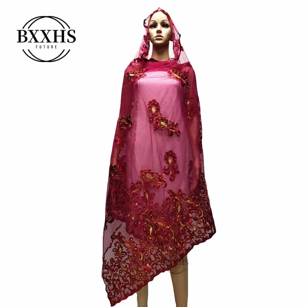 Новый дизайн молочного шелка в нигерийском стиле вышивка ткань Африканская