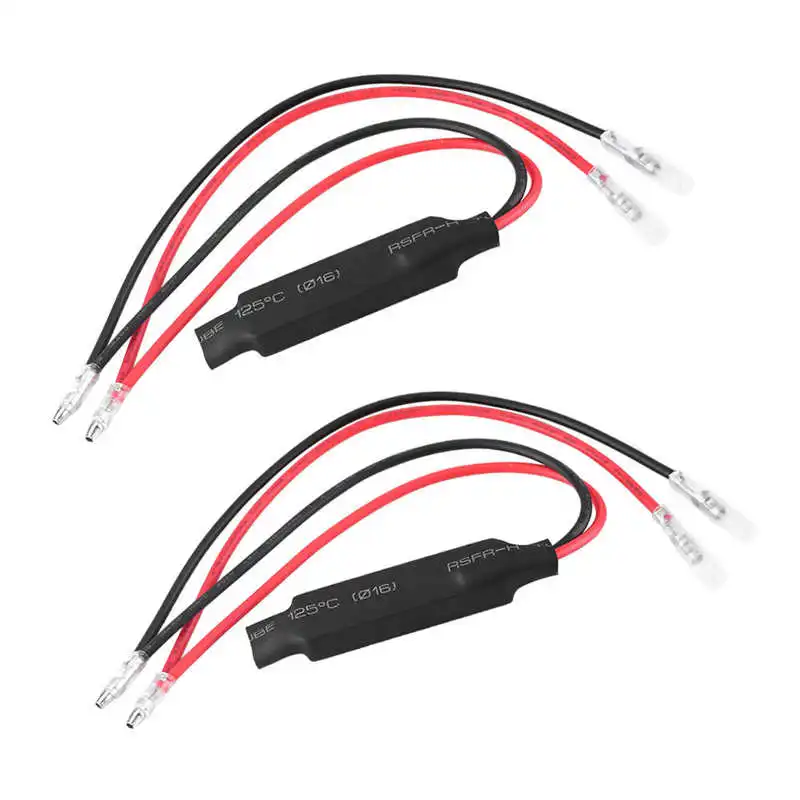 

10W Cement Resistor Motorcycle LED Turn Signal Indicator Light Load Resistor Fix Error Flash Controller
