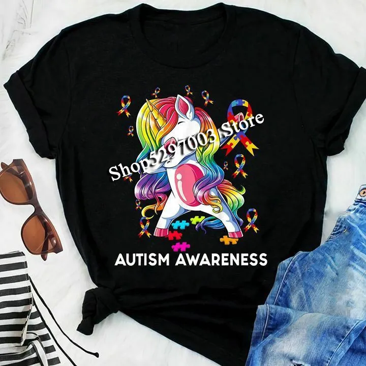 Женская футболка единорог черная M-3XL | Мужская одежда