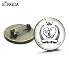 Брошь из кабошона для фитнеса, спорта, бокса, лацканов, боксерских перчаток с мультяшным рисунком