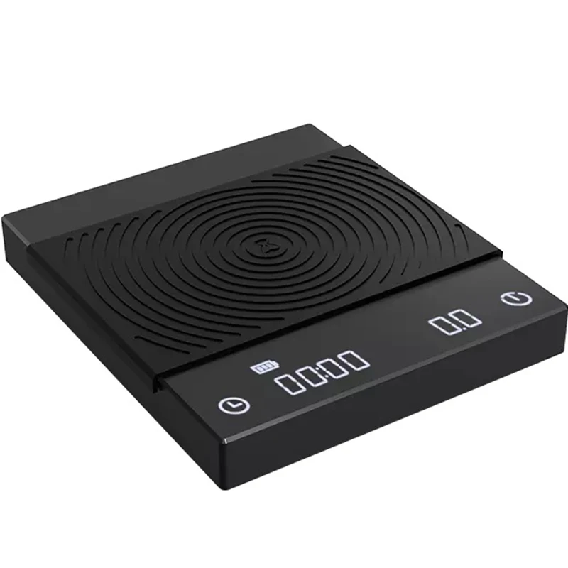 Timemore-b&aacute;scula de caf&eacute; b&aacute;sica con espejo negro, balanza de cocina con temporizador autom&aacute;tico para Espresso y LED Digital, nueva versi&oacute;n-0