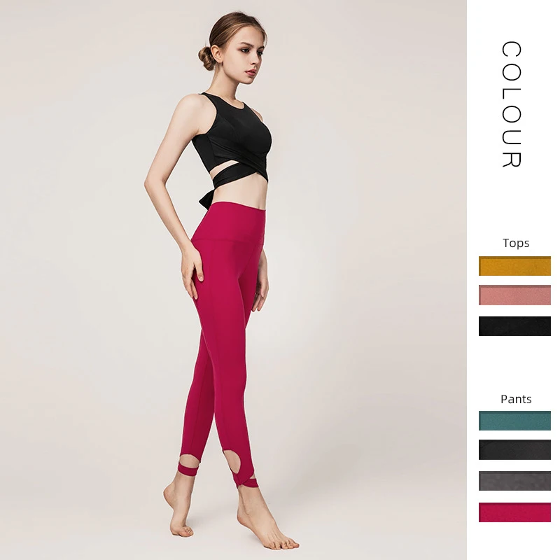 Совершенно новые женские комплекты для йоги спортивная одежда тренировок женщин