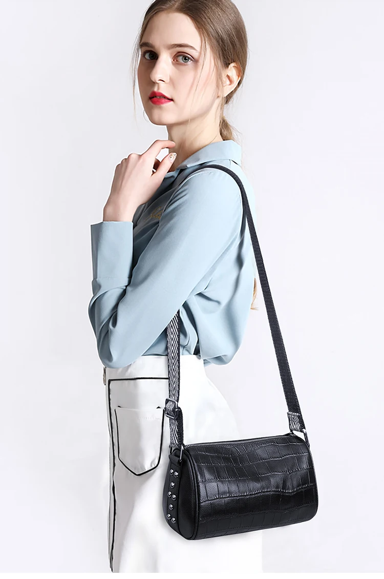 Модная женская сумка, женская сумка через плечо, женская сумка-мессенджер из натуральной кожи, модные сумки
