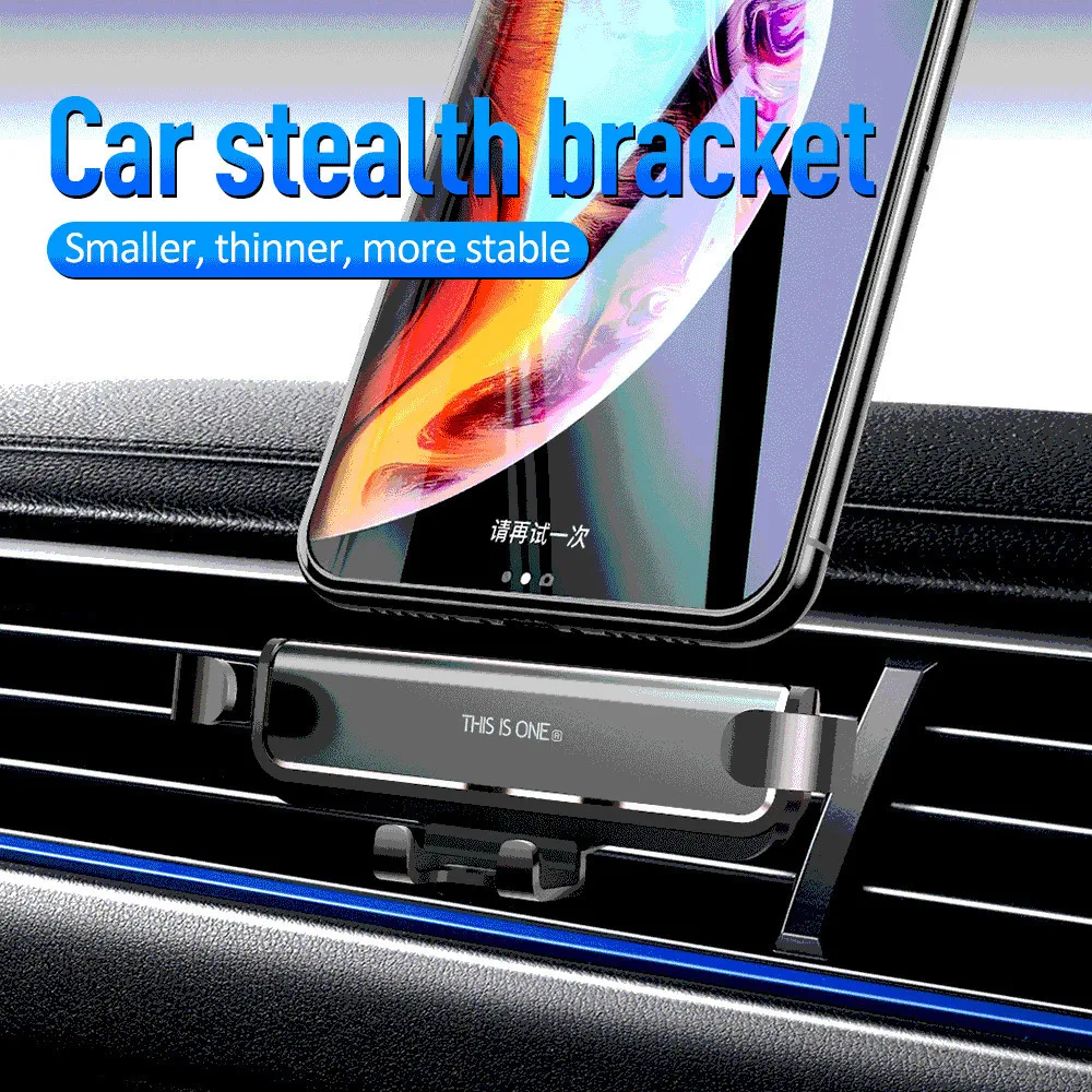 Car Accessories Interior Ornaments Telescopic Phone Holder Gravity Linkage Handy Stand In The Dropship |