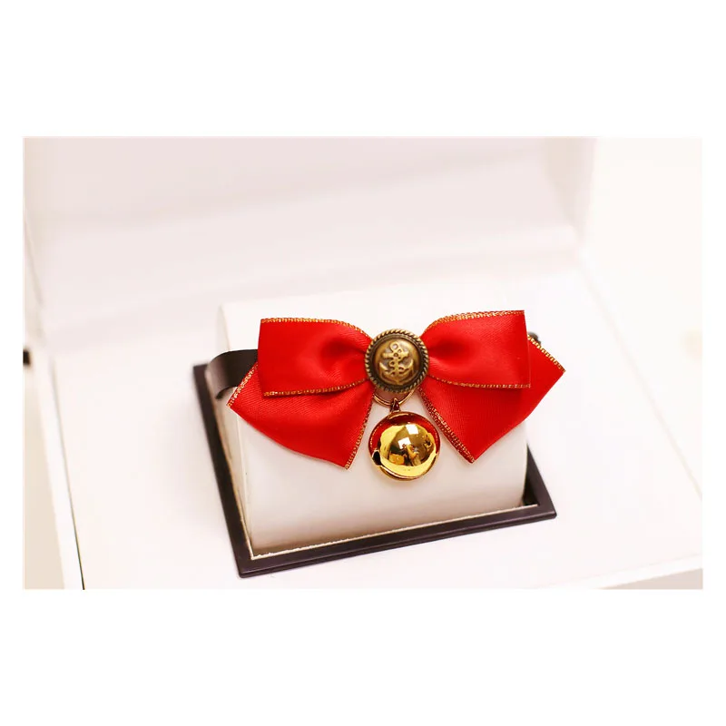 

Pet cat bow tie butterfly bell collar dog dog dog accessories teddy bow tie gentleman pet accessories