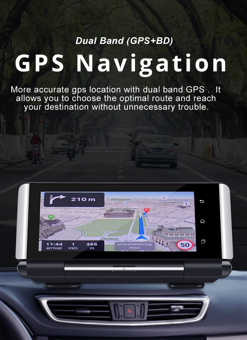 Bluavido 6 86 &quotIPS 4G Android видеорегистратор FHD 1080P Автомобильный GPS навигация Bluetooth