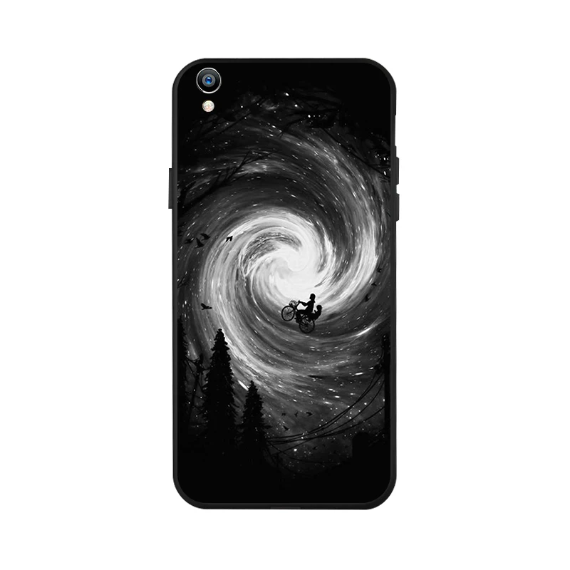 Черный чехол ТПУ астронавта для Oppo R9 R11 R11S Plus A71 A59 A83 F7 F9 K1 A5 F11 Pro Realme 3 силиконовая