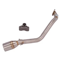 slip on motorcycle exhaust front link pipe head tube stainless steel exhaust system for kymco racing s125 150 all years