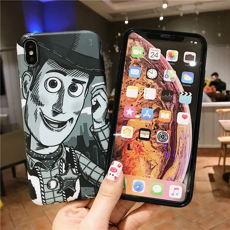 

Disney original phone cover is suitable for iphone 11 case 6S/7/8P/X/XR/XS/XSMAX/11Pro cartoon Buzz Lightyear phone case