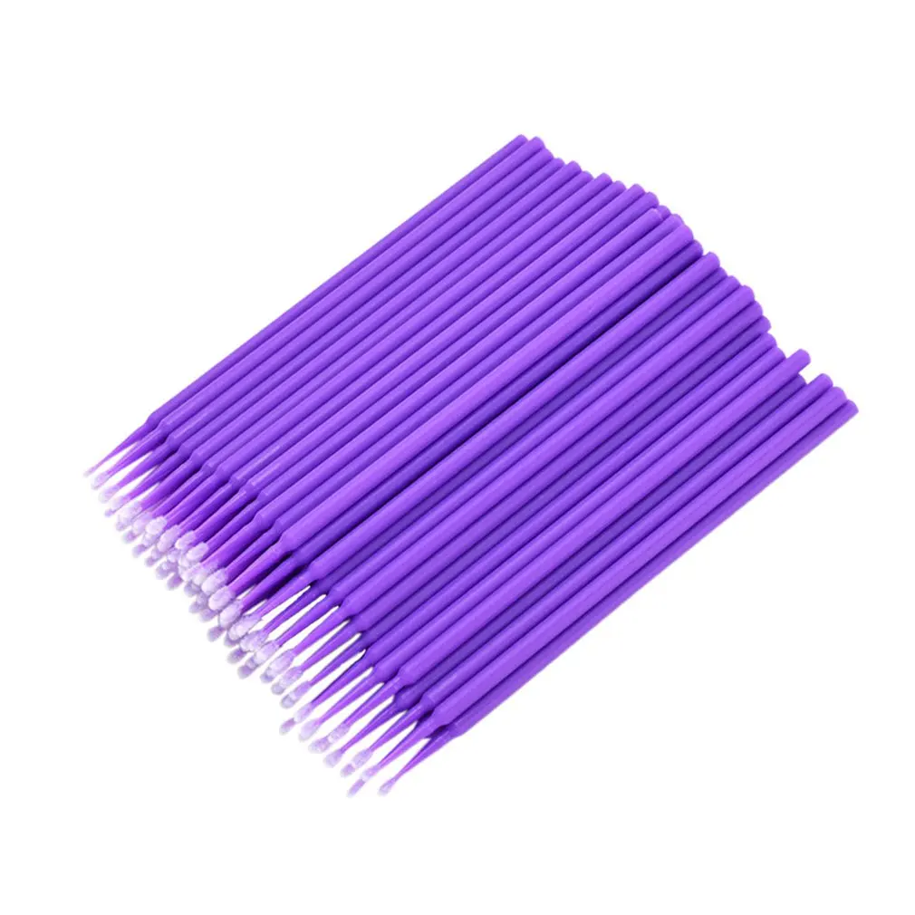 100 шт. одноразовые зубные микро щетки ватный тампон Аппликаторы трубка для