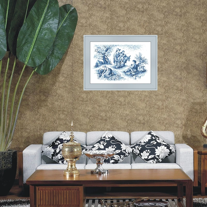 Посылка для вышивки крестиком путешествий простой дизайн 18 карат 14 11 ткань