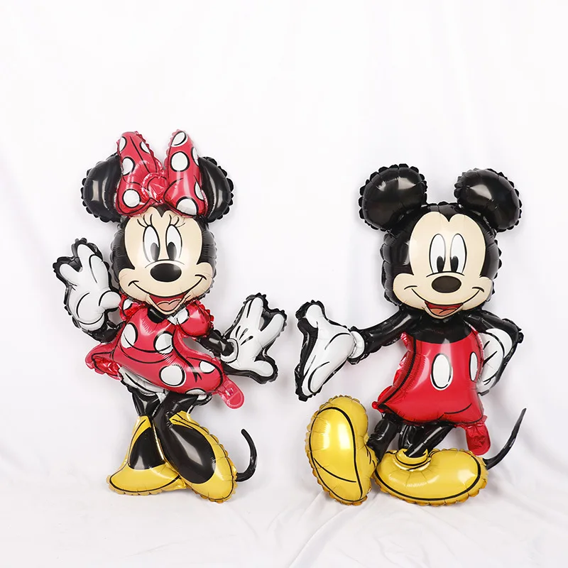 

Mickey Mouse Party Tableware Supplies Disposable Tableware Disney Birthday Party Decorations Kids Paper Straws Paper Plates