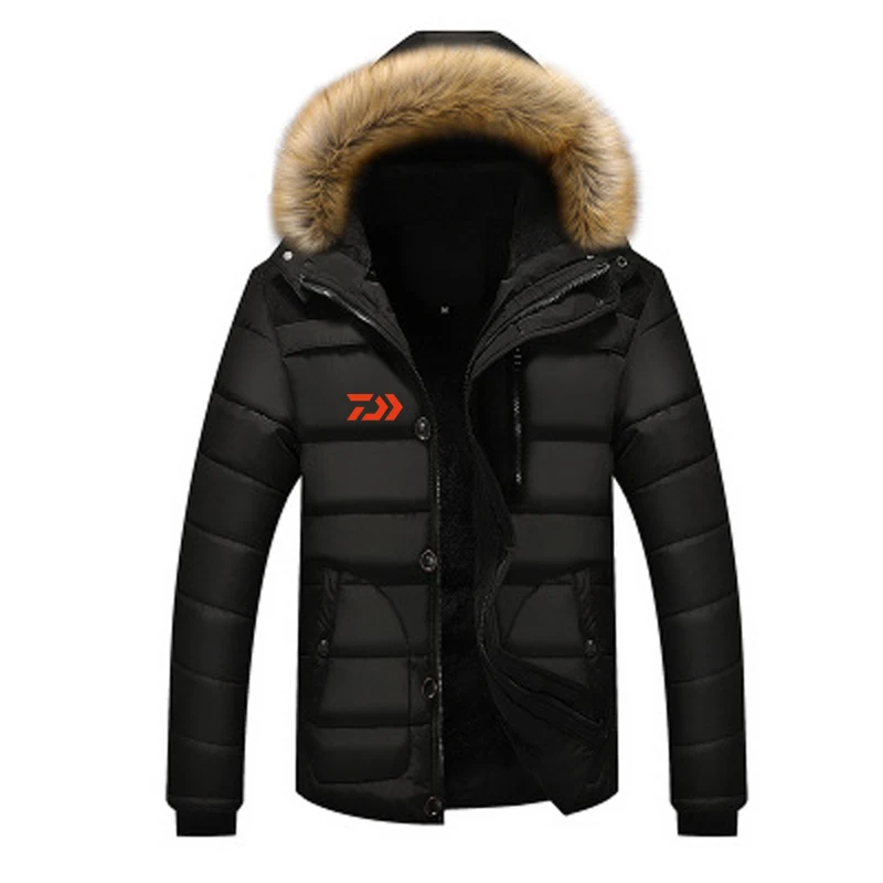 

2020 Daiwa Fishing Clothing Outdoor For Men Autumn Winter Waterproof Warm Fishing Jackets Patchwork Hooded Mountaineering Suits