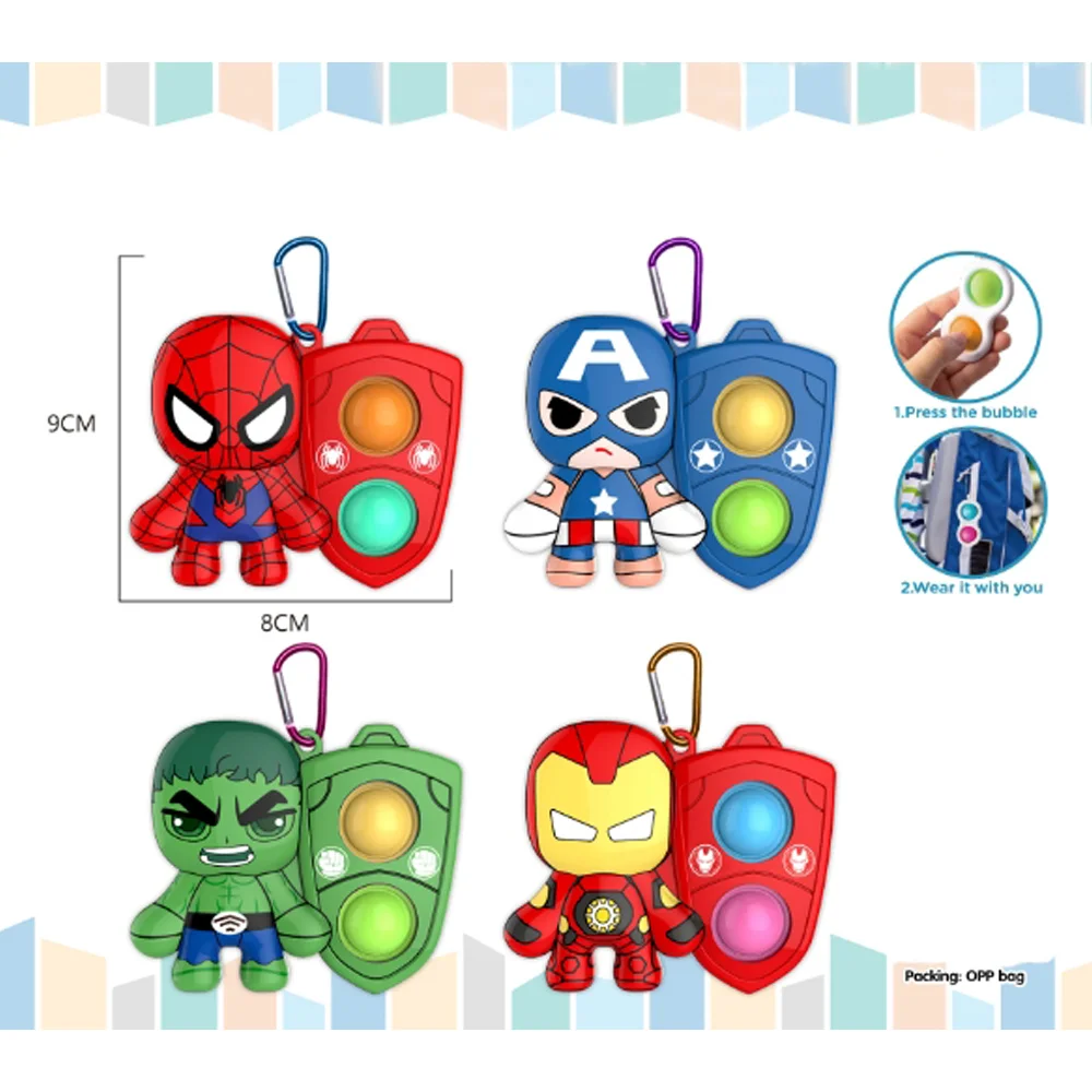 Игрушки для снятия стресса Marvel Звездные войны йода аниме фигурка с пузырьками