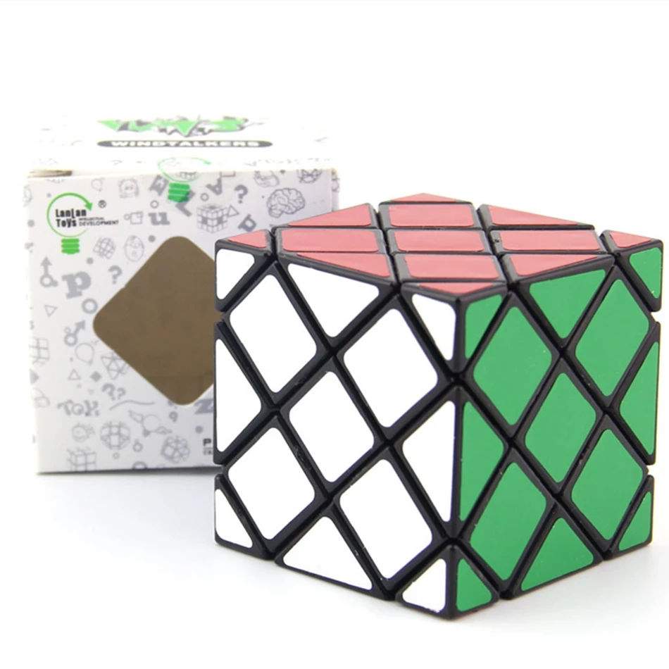 

Fast Shipping lanlan toy 8-axis hexahedron 3x3x3 Magic Cube Professional Speed Cube 3x3 Puzzles magic Speed cube 3x3 cubo magico