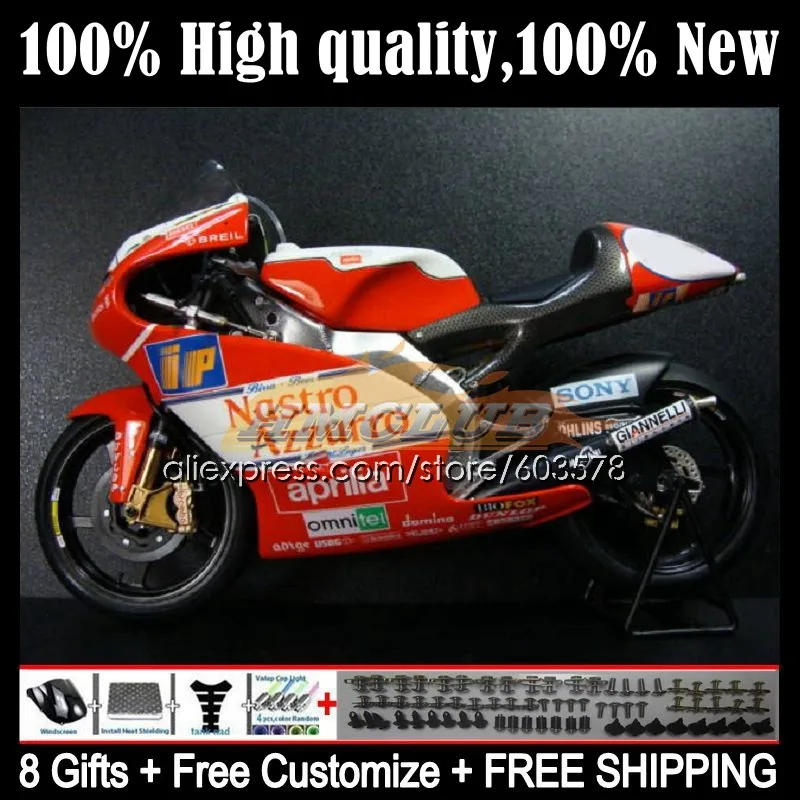 

RS250RR для Aprilia RSV250 RS 250 55CL.61 RS250 RR 98 99 00 01 02 03 RS-250 1998 1999 2000 2001 2002 2003 обтекатели красный белый