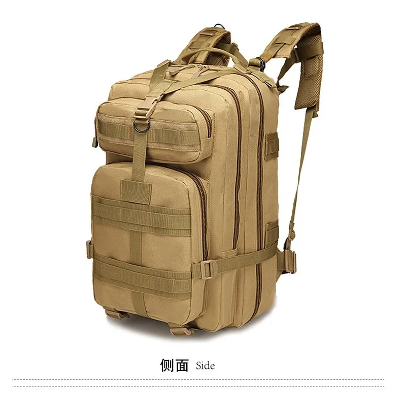 

Large 40L mountaineering men and women canvas sports shoulder tactical 3p attack backpack outdoor military fan bag