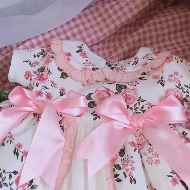 3 шт. детское платье с коротким рукавом и бантом цветами | Детская одежда обувь
