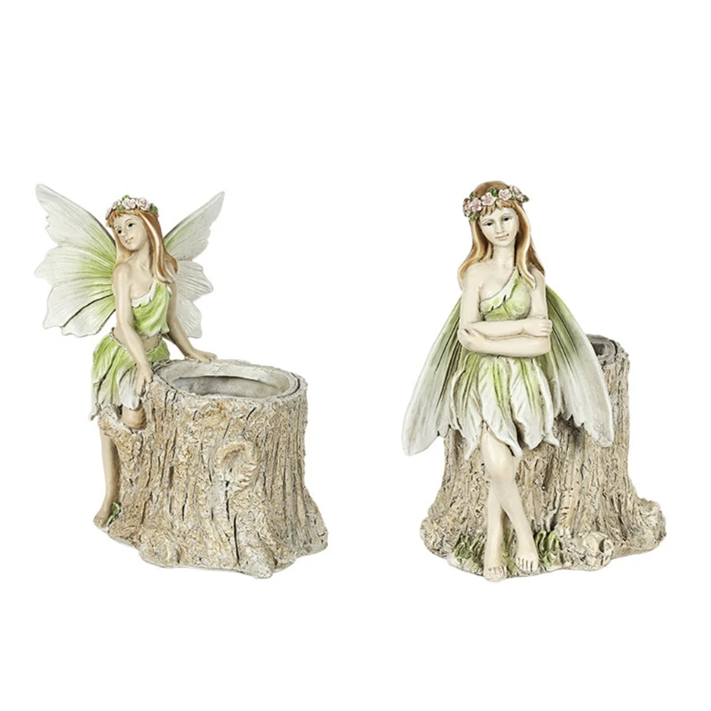 

Fairy Garden Fairies Figurines Planter Pot Accessories for Outdoor Garden Decor Dropshipping
