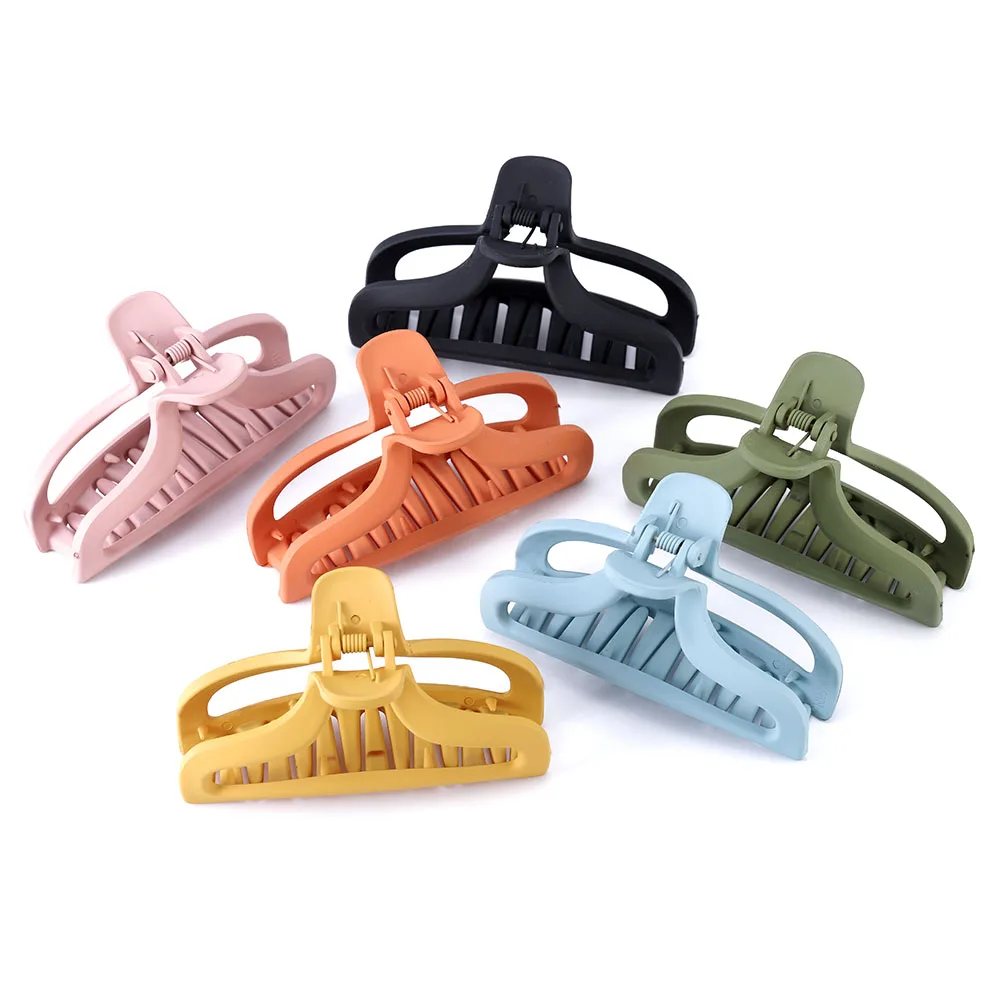 

New Elegant Korean Women Hair Clip Fashion Beauty Solid Girls Hair Claws Female Hairpin For Girls Colorful Hair Accessories