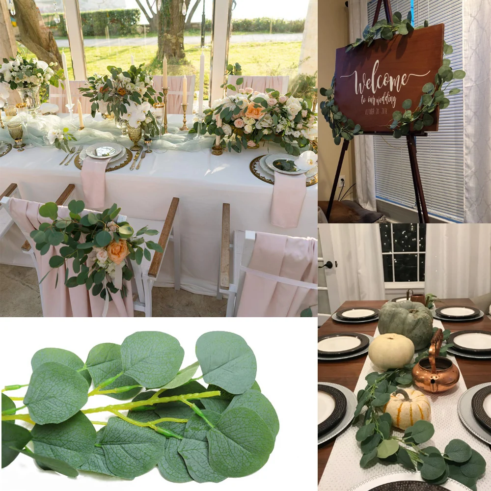 1 шт. искусственные украшения яркие лозы листья ротанга Вагина трава растения