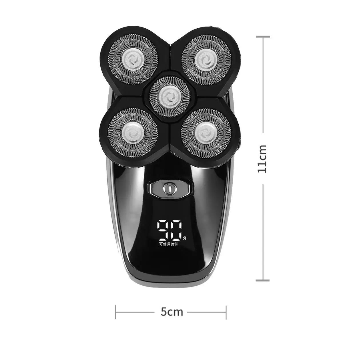 

5 in 1 Rechargeable Electric Shaver Five Floating Heads Razors Hair Clipper Nose Ear Hair Trimmer Men Facial Cleaning Brush