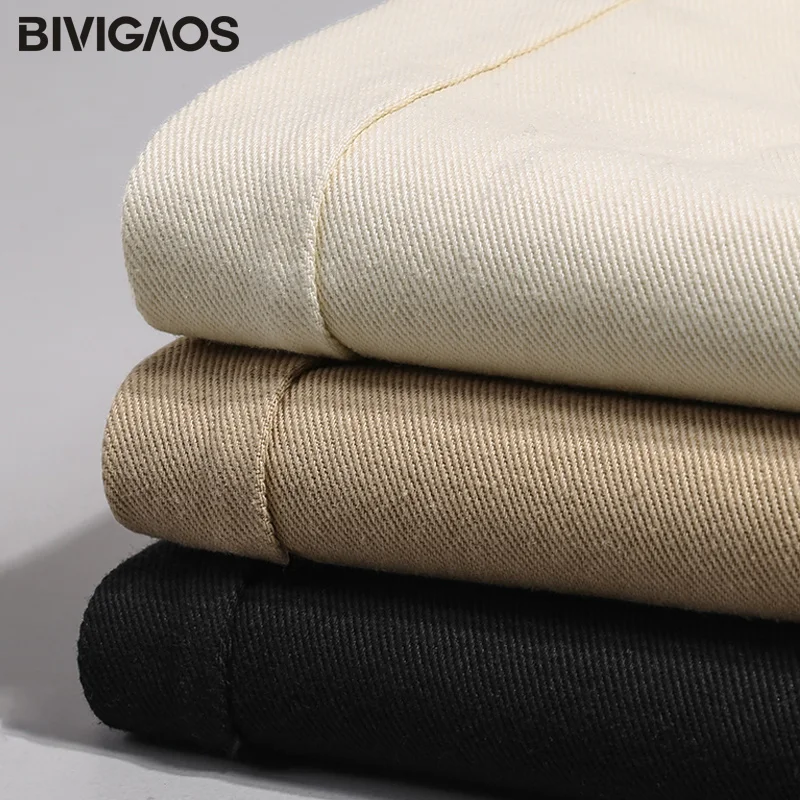 BIVIGAOS Новый Для женщин Свободные Повседневное штаны бабушка шаровары Высокая