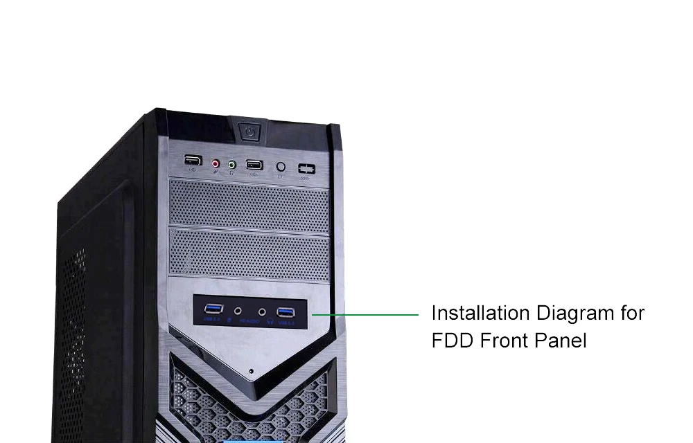 Даже не подозревали 4 Порты и разъёмы USB 3 0 концентратор передние Панель HD Audio 5 мм