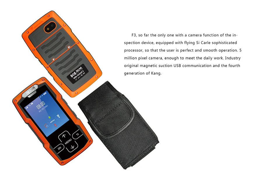 JWM продукт IP67 Камера RFID гвардии патрулирования во время экскурсий Системы с Облачное программное обеспечение