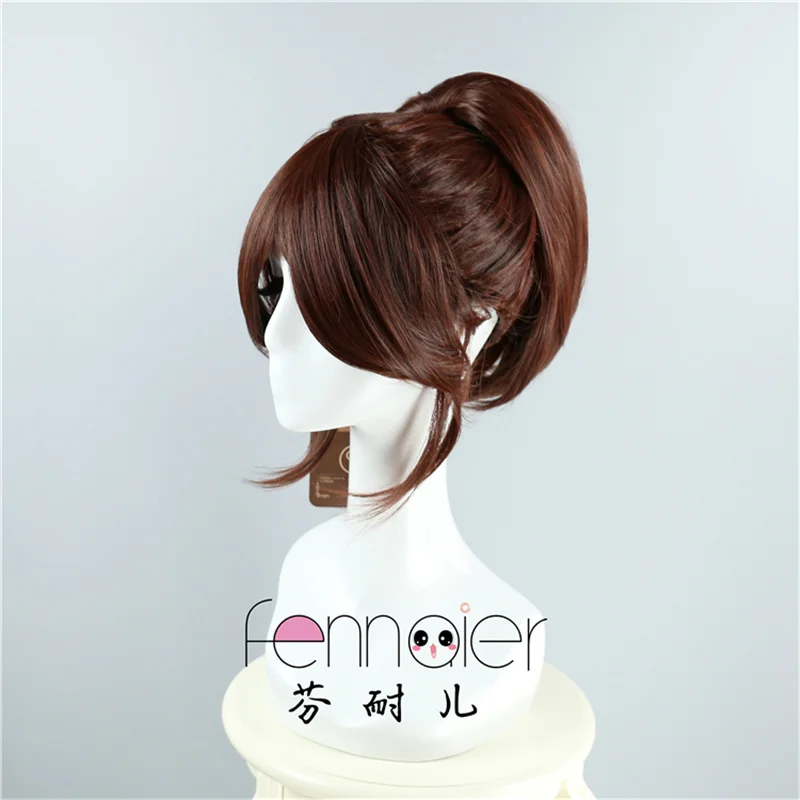 Парик для косплея Саша из аниме атака на Титанов термостойкие волосы волокон