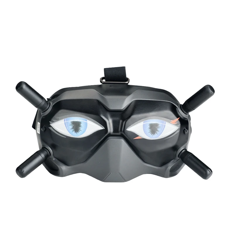 

4 Patterns Eye Sticker Easy Paste Facial Expression Personalized for DJI FPV Flying Glasses Eye Stickers Skin Decorative