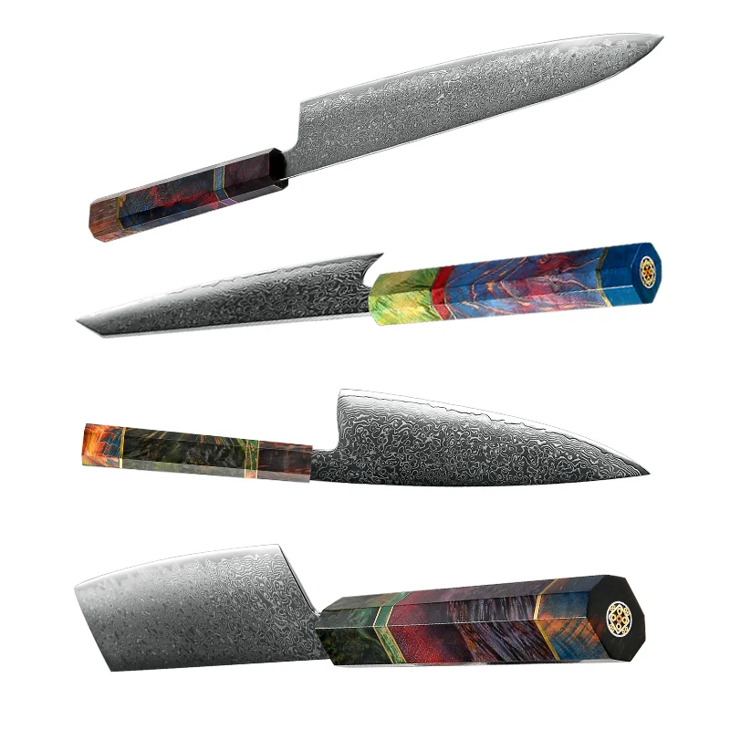 Кухонный нож Grandsharp vg10 из японской нержавеющей стали дамасский мясной шеф-повара