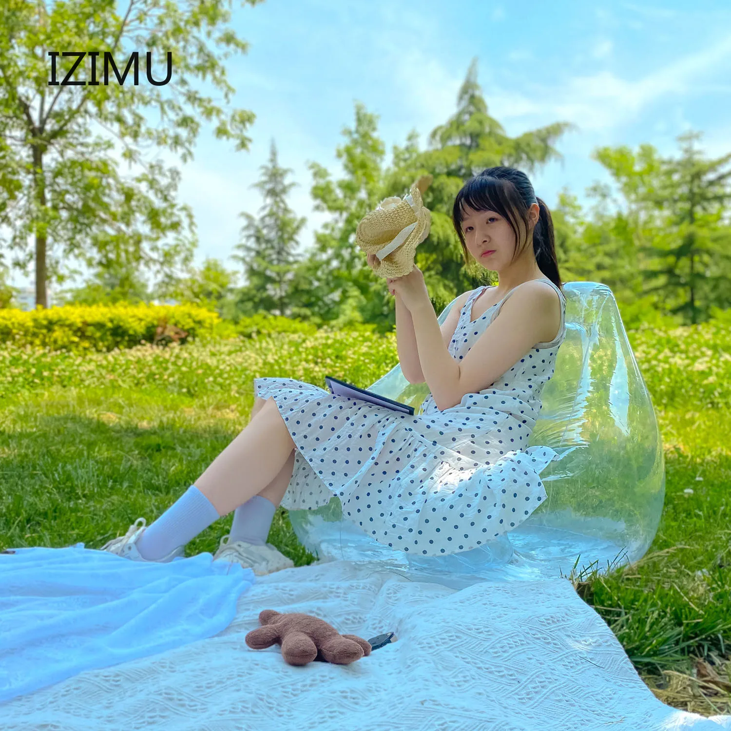 Fiyat Çok İşlevli şeffaf şişme Seyahat Plaj Katlanır Yatak Odası Mobilyası Koltuk Koltuk Takımı Oturma Odası Mobilya Modern Sandalye