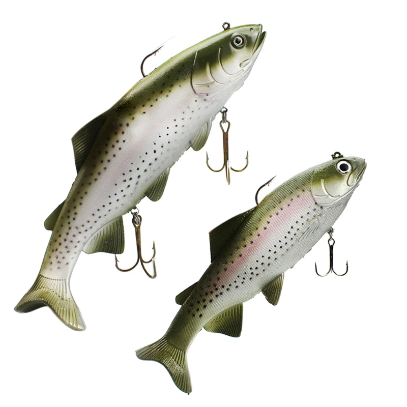 

Soft Bait Big Fishing Lures 20cm/30cm Lead Head Jig Fish Sea Bass Lure Tackle H053