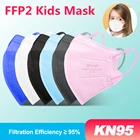 4 слойные маски для детей 6-12 лет kn95 Mascarilla Infantil FPP2 Homologada FFP2 Mascarillas дети FFP2mask CE Mascara Kids KN 95
