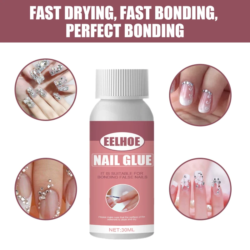 30 мл клей для ногтей ювелирные изделия накладные ногти мощный супер липкий DIY