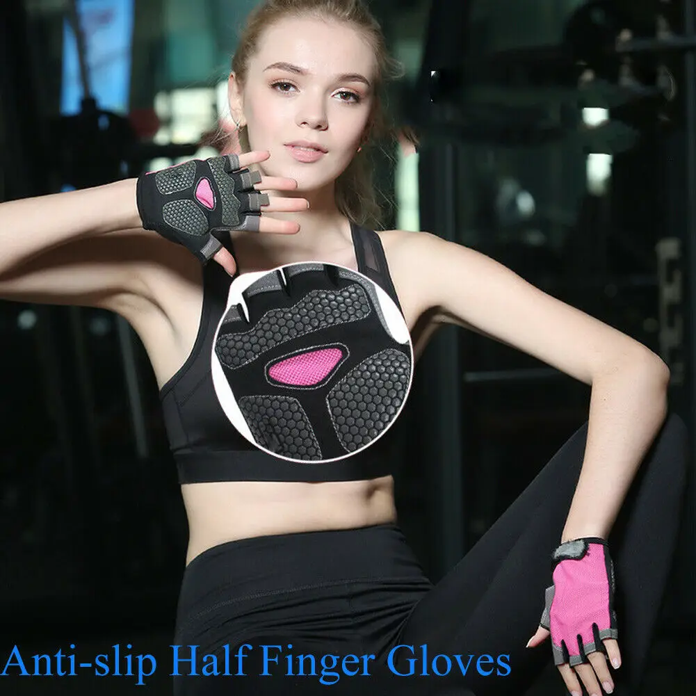 Летние модные велосипедные перчатки Нескользящие на полпальца для мужчин и